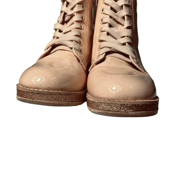 MIA Girl Glitter Sole Ankle Boot Faux Leather - Picture 8 of 10